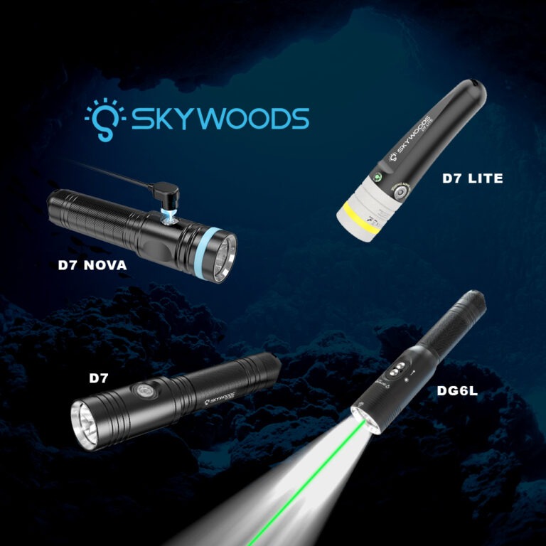 Skywoods Dive Lights at H2Odyssey